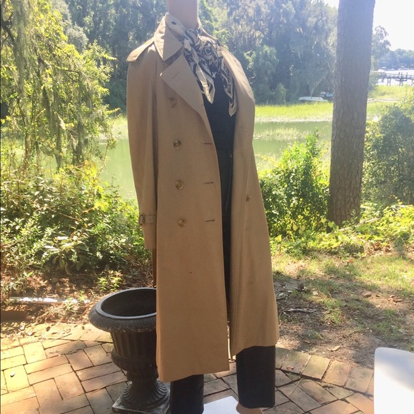 VTG BURBERRYS Trench Coat with Wool Liner - Picture 2 of 16